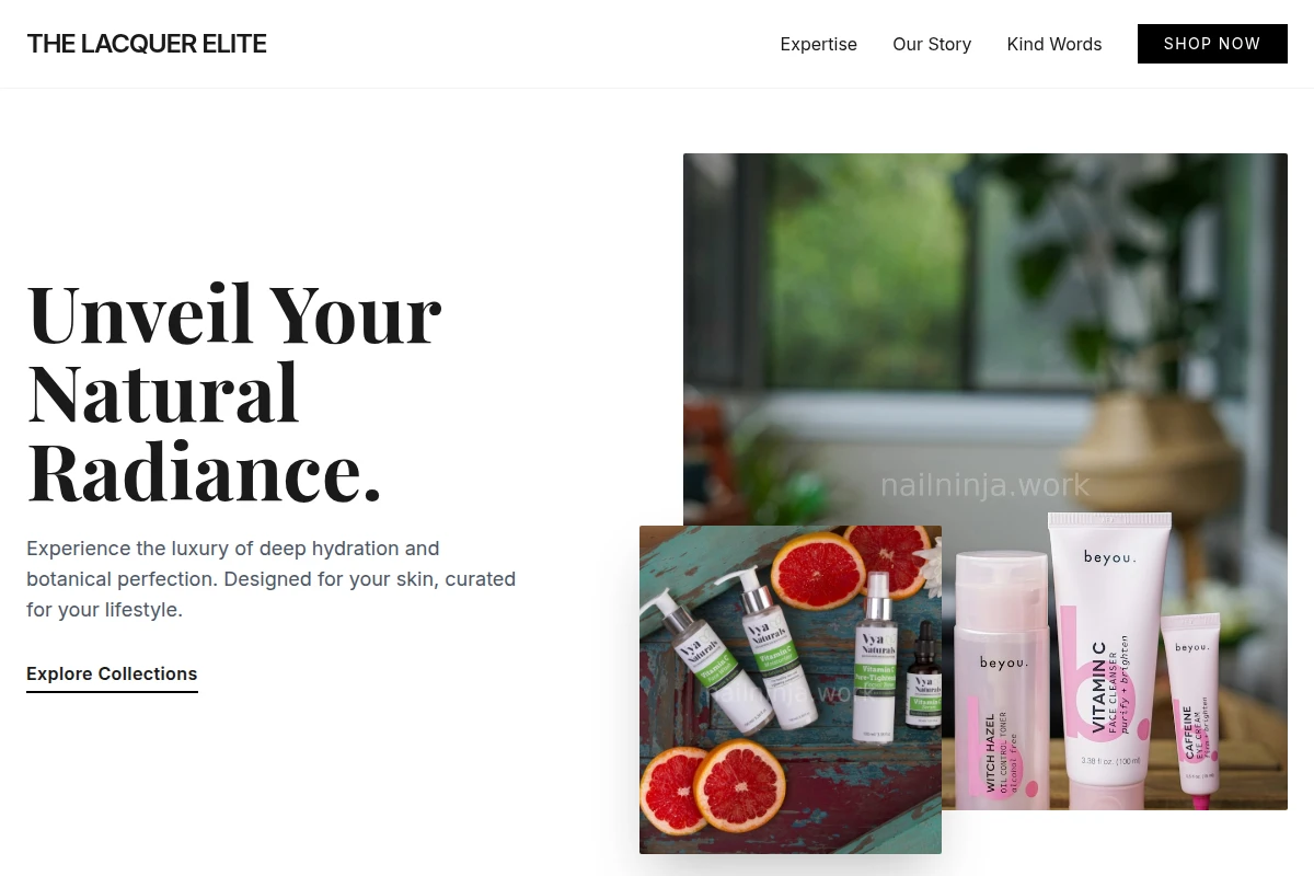 Cream Beauty Products